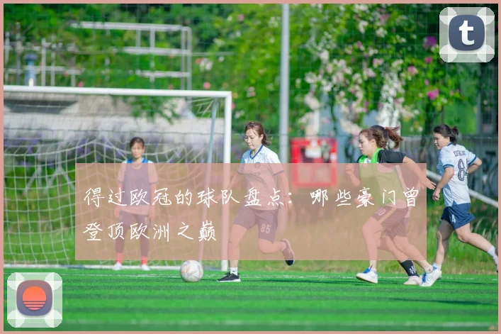 得过欧冠的球队盘点:哪些豪门曾登顶欧洲之巅